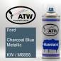 Preview: Ford, Charcoal Blue Metallic, KW / M6855: 400ml Sprühdose, von ATW Autoteile West.